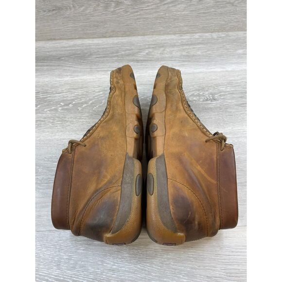 Twisted X Men's Boot Chukka Ankle Driving Moc Toe Flat Leather 11 Brown Shoes - Picture 5 of 11